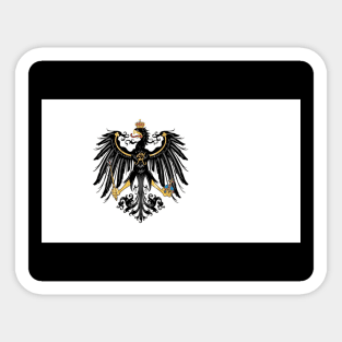 Prussian coat of arms flag Sticker